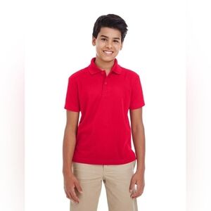 Austin Clothing Co. Vibrant Red Kids Polo